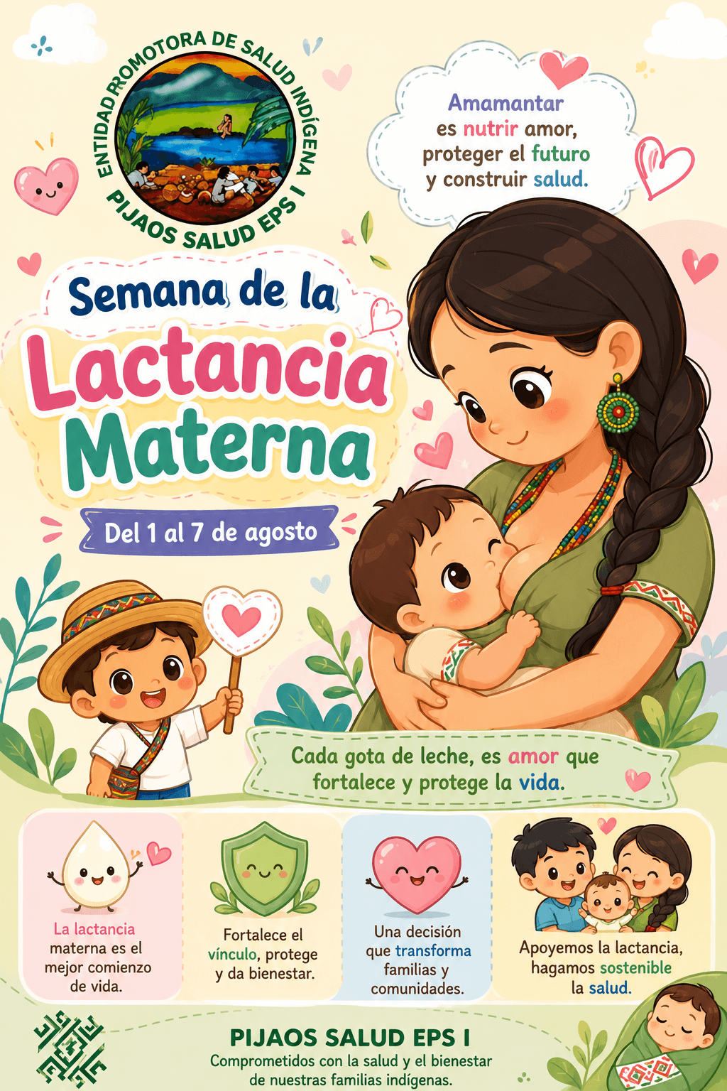 🤱 Semana de la Lactancia Materna: Amor que nutre y protege la vida