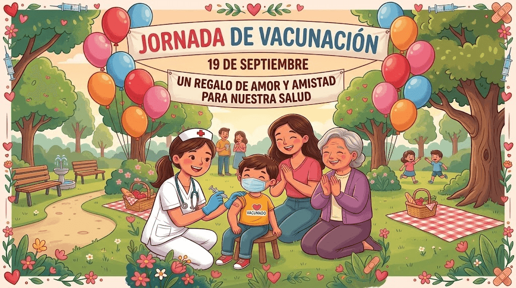 💉 ¡Jornada Nacional de Vacunación: Cada vacuna es un escudo de vida! - Septiembre