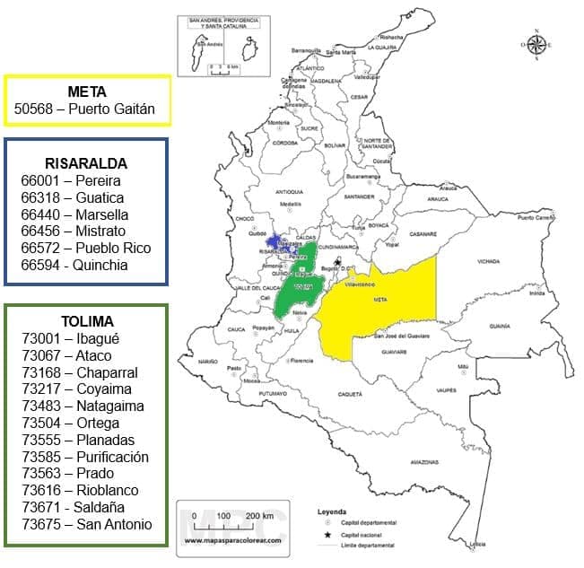 Comunidades indígenas afiliadas a la EPSI