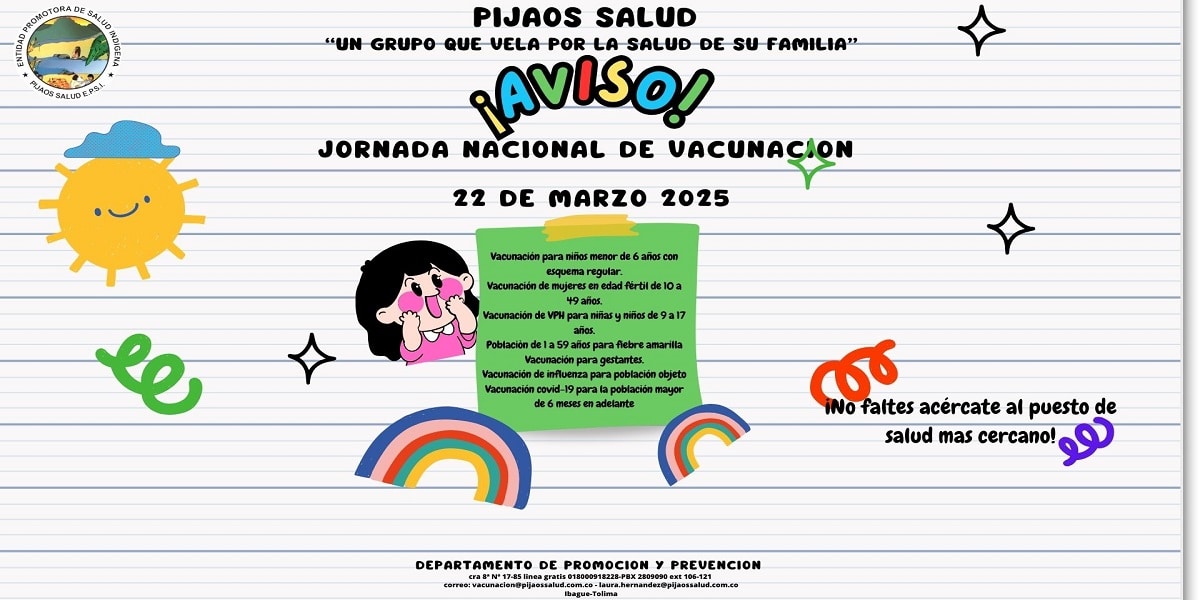 JORNADA DE VACUNACION MARZO 2025 BANNER